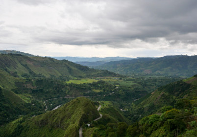 A typical Colombian landscape