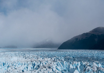 One of the few glaciers that hasn't retracted due to climate change