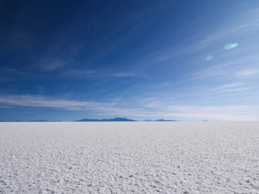 The world’s largest salt flat, 3600m above sea level.
