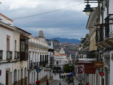 Colonial style architecture in the heart of Bolivia