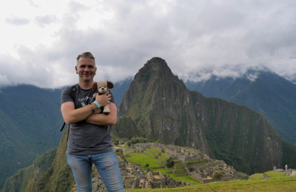 visiting Machu Picchu