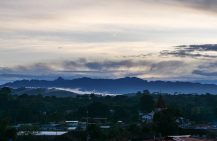 San Agustin at dusk