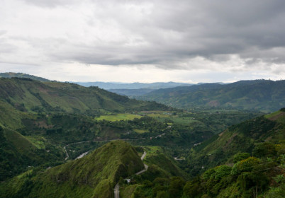 A typical Colombian landscape