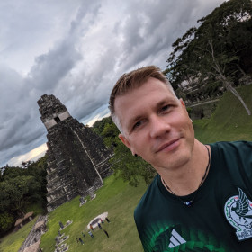Tikal selfie