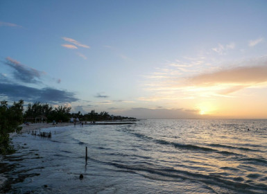 Holbox island sunset